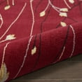 thumbnail image 2 of Nourison Grafix Contemporary Botanical Red Area Rug, 2 of 9
