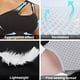 thumbnail image 3 of Ropa interior deportiva de dos piezas de un solo hombro para mujer, ropa interior de yoga para ejercicio, top corto sexy de soporte medio, 3 of 5