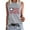 Grey, variant on Women's Slim-Fit Camisole Ladies Spring/Summer Round Neck Baseball Letter Print Be Your Owomenn Sunshine Sleeveless Tank Top Tank Summer Sleeveless Tops Womens Tops