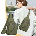 thumbnail image 1 of Birdeem Sac de Poitrine en Toile pour Adultes, Sac Messager Bandoulière avec Sangle Ajustable, Grande Capacité à Multiples Poches en Toile Durable pour la Randonnée en Plein Air et les Déplacements Quotidiens, Spacieux Sac à Bandoulière Unisexe, 1 of 8