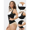 thumbnail image 3 of DARING DIVA Women's Waist Corset Shapewear Tummy Control Tank Top Black Small, 3 of 6