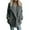 Dark Gray, variant on BRGZLK Sherpa Fleece Jacket Women Ladies Fleece Tops Fuzzy Teddy Long Trench Coat Warm Winter Outerwear Fluffy Plush Overcoat Mid Long Open Front Pea Coats