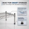 Chrome Wire Dunnage Rack, 18