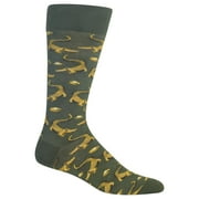 Hot Sox Mens Alligators Crew Socks