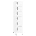 thumbnail image 1 of vidaXL Locker Cabinet White 38x40x180 cm Steel, 1 of 5