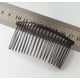 thumbnail image 3 of piezas 20 dientes peines de clip para el cabello peines de alambre de metal peines de velo de novia de alambre torcido (negro), 3 of 8