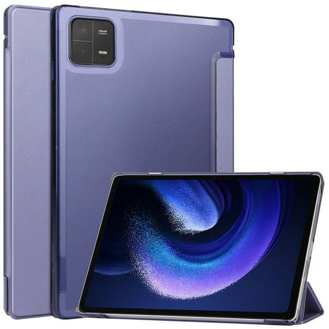 Étui pour Tablette TBTIC pour Xiaomi Mi Pad 6 6Pro Support de Charge Réveil Automatique Étui Protectrice Accessoires pour Tablette Xiaomi Violet MiPad 6 6Pro