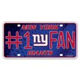 thumbnail image 1 of NFL New York Giants Metal License Plate, 1 of 2