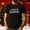 Black, variant on Mens Merry Christmas Short Sleeve T-Shirt Shirt Classic Fit Crew Neck