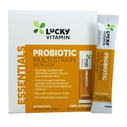 LuckyVitamin - Probiotic Multi Strain Unflavored 100 Billion CFU - 20 Packet(s)