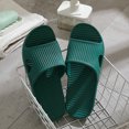 thumbnail image 4 of Cloud Slides for Women and Men Platform House Slippers Nonslip Quick Drying Soft Lightweight Shower Shoes Slip on Open Toe Sandals Size 8, 4 of 8