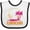 White and Black, variant on Inktastic Cancun Mexico Sunset Girls Baby Bib