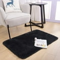 thumbnail image 3 of Lochas Soft Fluffy Area Rug Modern Shaggy Rugs for Bedroom Kids Room Nursery Floor Carpets, 2'x 3',Black, 3 of 8