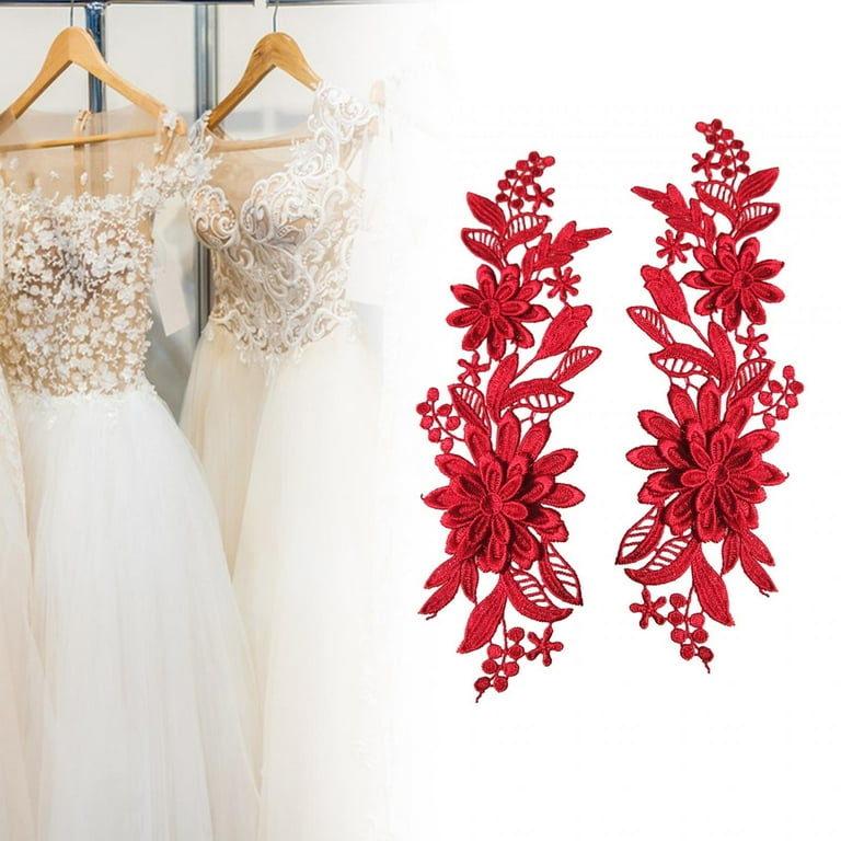 chinese dress ladies MARIELA / A Line Wedding Dress with 3D Floral Decoration main image 0