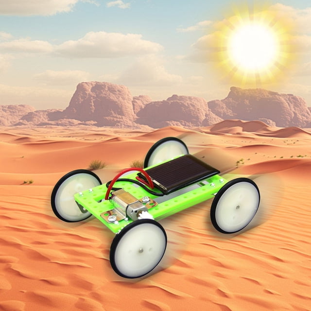 Big Save,HWRETIE Mini Solar Car,Model Diy Manual Car,Teaching Children's Technology Small Production Gizmo