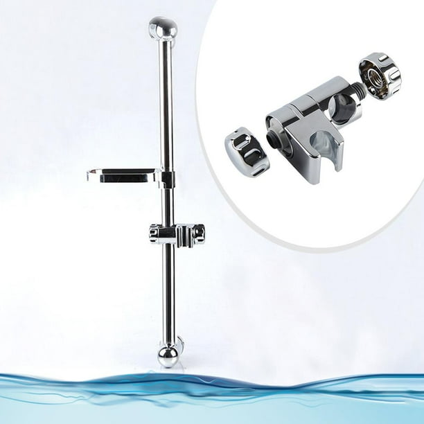 Soporte de ducha de mano para barra deslizante Soporte de ducha cromado ajustable