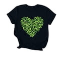 thumbnail image 1 of Puntoco Liquidación de camisetas cortas para mujer Camiseta de manga corta con cuello redondo y estampado para mujer, 1 of 3