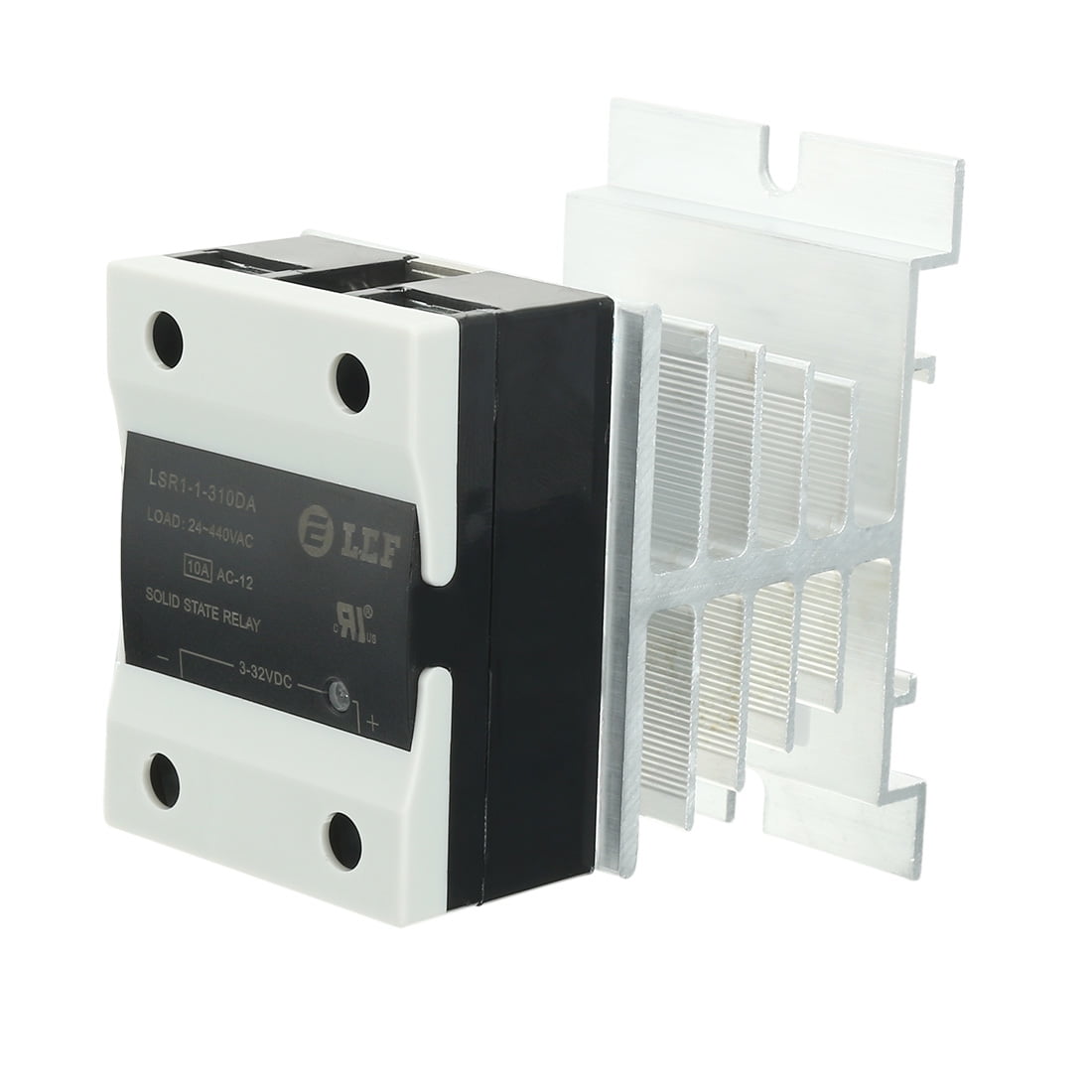 1X Aluminum Heat Sink for Solid State Relay SSR Heat Dissipation 10A-40A 