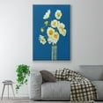 thumbnail image 2 of Ice Poppies Framed Premium Gallery Wrapped Canvas - Ready to Hang - 27 x 41 - White Floating Frame, 2 of 9
