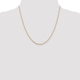 thumbnail image 2 of Diamond2Deal 14K Yellow Gold 1.3mm Loose Rope Chain Necklace for Women 20", 2 of 6