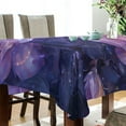 thumbnail image 3 of Ryvnso Roses Flowers Purple Rectangle Table Cloth Tablecover Dinning Tablecloth 60"x120", 3 of 8