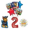 The Ultimate Paw Patrol 2nd Birthday Party Supplies and Balloon Decorations