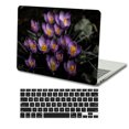 thumbnail image 1 of KSK KAISHEK Plastic Hard Protective Shell Case Cover Compatible 2012 2013 2014 2015 Release Old MacBook Pro 15" Retina Display + Black Keyboard Cover Model: A1398 Flower 1157, 1 of 5
