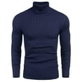 thumbnail image 5 of nine bull Mens Slim Fit Turtleneck Sweater Long Sleeve Basic Pullover Top Casual Knitted Sweater, 5 of 6
