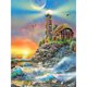 thumbnail image 1 of 5D DIY diamante pintura faro completo cuadrado taladro mosaico Rhinestone imagen Tmvgtek decoración de arte en el hogar, 1 of 9