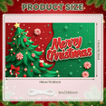 thumbnail image 2 of Decorative Design Christmas Banner Holiday Tree Candy Cane for Christmas Party Decoration Indoor Celebration Winter Event, 2 of 9