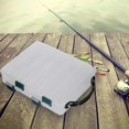 thumbnail image 5 of Cajas para Se?uelos, Doble Cara A Prueba de Agua Visible de Plástico Claro Pesca Se?uelos de Pesca Cebos Ganchos Accesorios de Pesca Caja de Almacenamiento de Accesorios Contenedor(10 ranuras) Ecomeon no, 5 of 5