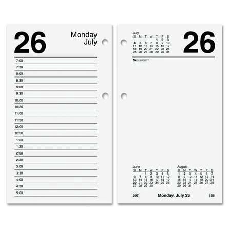 At A Glance Desk Calendar Refill Daily 3 1 2x6 Whit Aage71750
