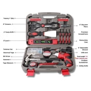135 Piece Household Tool Set with Pivoting Dual-Angle 3.6 Volt Lithium-Ion Cordless Screwdriver - DT0773
