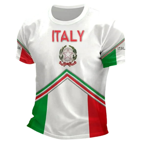 Xdzjlr Men T Shirts Italian Round Neck Short Sleeved Fashion Tshirts Shirts for Men,Xl