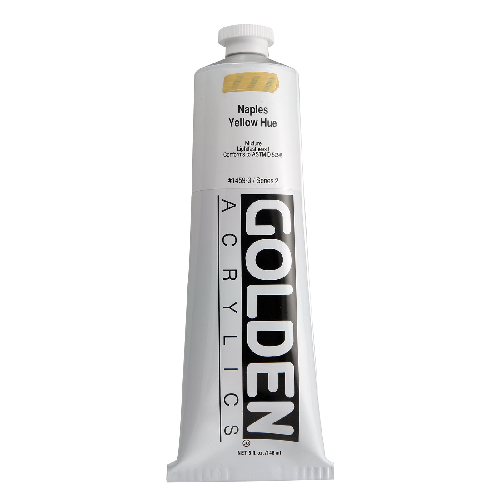 Golden Heavy Body Artist Acrylic, 5 oz, Naples Yellow Hue