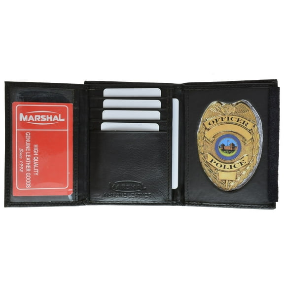 Badge Wallet 2516TA - Black