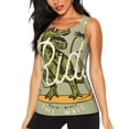thumbnail image 1 of Fotbe Dinosaur Blusas Sin Mangas para Mujer – Estilo Casual, Corte Suelto, Slim-Fit, Cuello Redondo Deportivo, Tops de Verano para Gimnasio y Yoga-Medium, 1 of 7