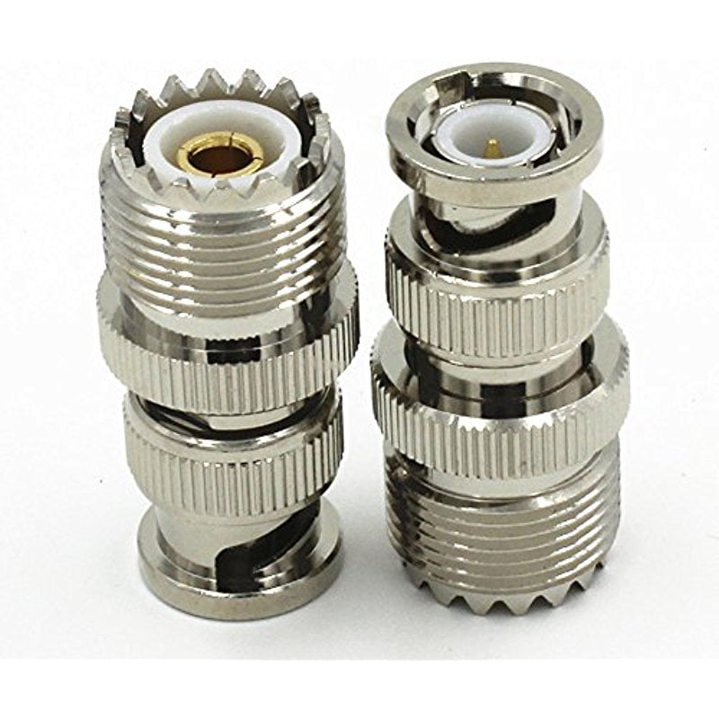 UHF female SO239 Jack to BNC Male Plug RF Coaxial Adapter Connector