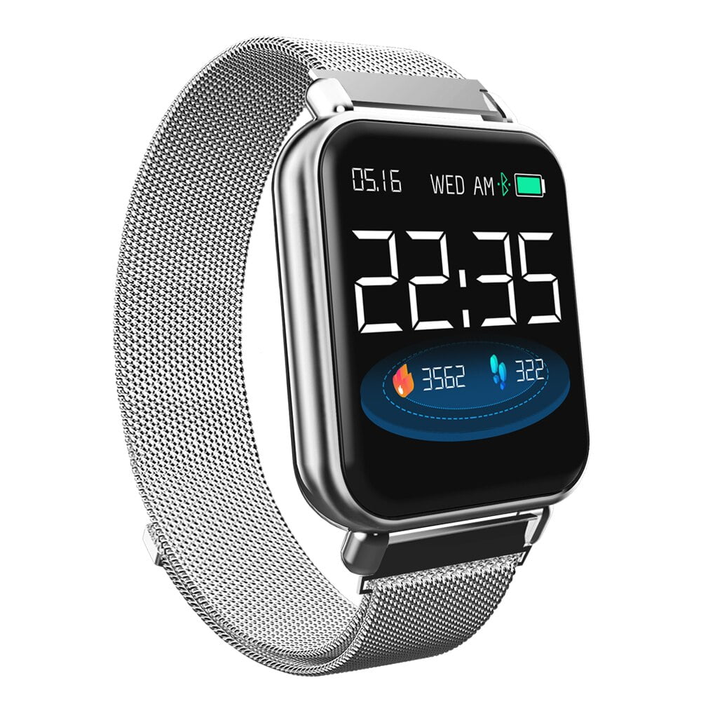 Y6 Pro 1.3 Inch Color Screen Smart Watch Men Women Heart Rate Blood Pressure Stopwatch Music Weather Walmart