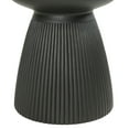 thumbnail image 4 of Matte Black MgO Concrete Outdoor Round Side Table, 4 of 7