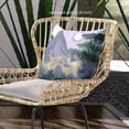 thumbnail image 2 of Amrita Sen Reindeer Herd Throw Pillow with Removable Cover in Brown Blue Green 18x18, 2 of 5