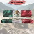 thumbnail image 6 of Yuyamidu Mexican FLag UTV Seat Cover UTV Accessories Easy to Install Mule Bench Seat Cover for Kawasaki Mule 3000 3010 3020, All-Season Protection, 6 of 7