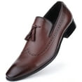 thumbnail image 2 of Mio Marino Men’s Leather Tassel Dress Shoes, 2 of 6