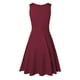 thumbnail image 1 of Guardurnaity Vestido plisado con columpio para mujer, vestido veraniego Vintage de cintura alta para graduación, moda de verano, accesorios de ropa para Vestidos Vino rojo M Guardurnaity AP010963-07, 1 of 6