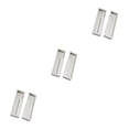 thumbnail image 1 of Methold 1 par de manijas abatibles ocultas de aleación de zinc Tirador de gabinete de cocina Arena plateada Type1 NO1, 1 of 1