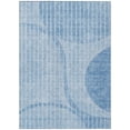 thumbnail image 2 of Addison Rugs Chantille Indoor/Outdoor Transitional Striped Blue Washable Rectangle Rug, 8' x 10', 2 of 6