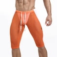 thumbnail image 2 of fheaev Athletic Shorts for Men Elastic Slim Leggings Mesh Breathable Compression Short With Zipper Pocket Yoga Running Shorts Drawstring Half Shorts, 2 of 5
