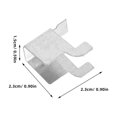 thumbnail image 2 of Mobutofu 20Pcs Steel Shelf Clip Brackets for Metal Shelving Easy Installation Storage, 2 of 8