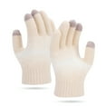 thumbnail image 4 of Unisex Thermal Knitted Gloves, Fleece Lined Winter Gloves with Five-Finger Design, Cold Weather Touchscreen Gloves for Men & Women, 4 of 4