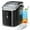 Black, variant on Auseo Nugget Ice Maker Countertop with Soft Chewable Pellet Ice, Portable Ice Machine with Handle, 35lbs/24H, Kitchen/Office/Party , White